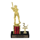 Custom Baseball Trophy - Type L Series 3503 - Anderson Trophy Co.