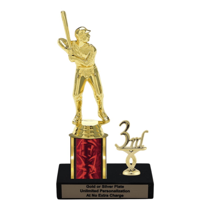 Custom Baseball Trophy - Type L Series 3503 - Anderson Trophy Co.