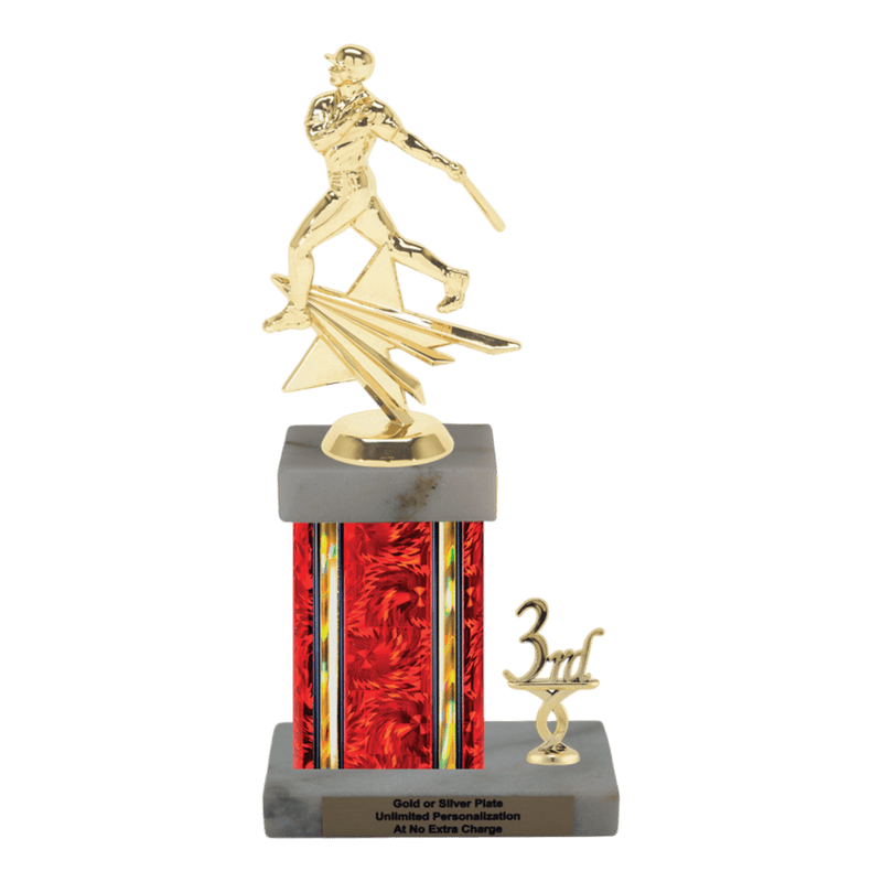 Custom Baseball Trophy - Type N Series 32503 - Anderson Trophy Co.