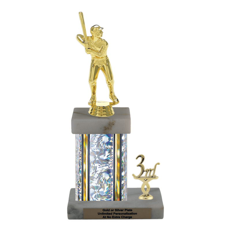 Custom Baseball Trophy - Type N Series 3503 - Anderson Trophy Co.