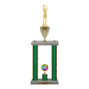 Custom Basketball 2 Post Trophy - Series 3505/2C17B - Anderson Trophy Co.