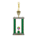 Custom Basketball 2 Post Trophy - Series 3505/2C17B - Anderson Trophy Co.