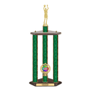 Custom Basketball 3 Post Trophy - Series 3505 - Anderson Trophy Co.