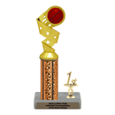 Custom Basketball Trophy - Type L Series 1RP91626 - Anderson Trophy Co.