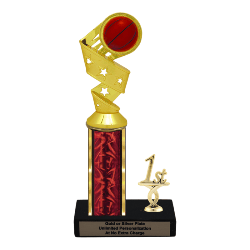 Custom Basketball Trophy - Type L Series 1RP91626 - Anderson Trophy Co.