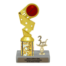 Custom Basketball Trophy - Type L Series 1RP91626 - Anderson Trophy Co.