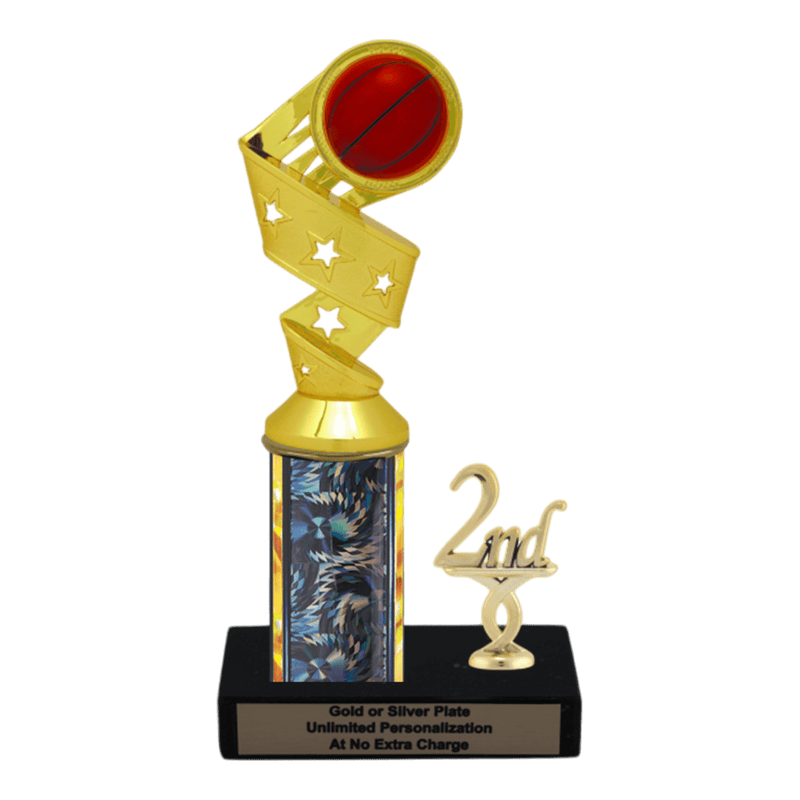 Custom Basketball Trophy - Type L Series 1RP91626 - Anderson Trophy Co.