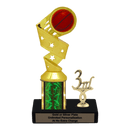 Custom Basketball Trophy - Type L Series 1RP91626 - Anderson Trophy Co.