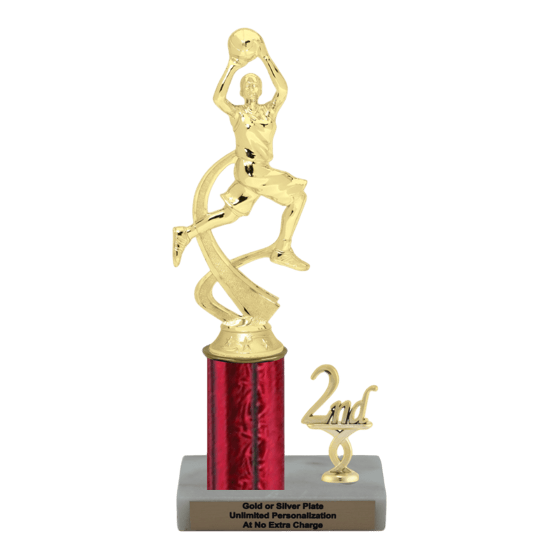 Custom Basketball Trophy - Type L Series 2MF4503 - Anderson Trophy Co.