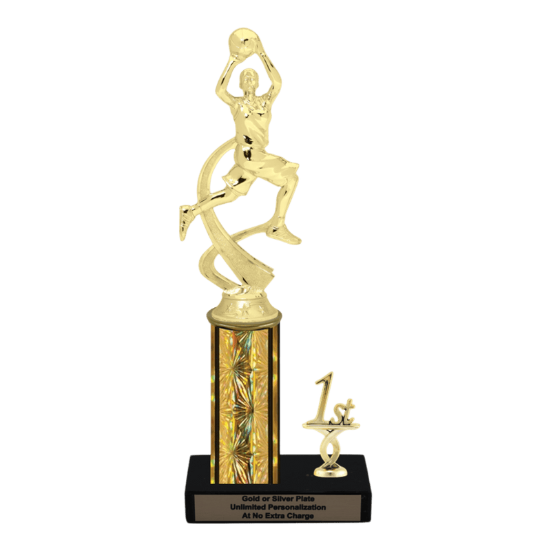 Custom Basketball Trophy - Type L Series 2MF4503 - Anderson Trophy Co.