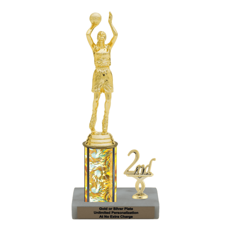 Custom Basketball Trophy - Type L Series 3505 - Anderson Trophy Co.