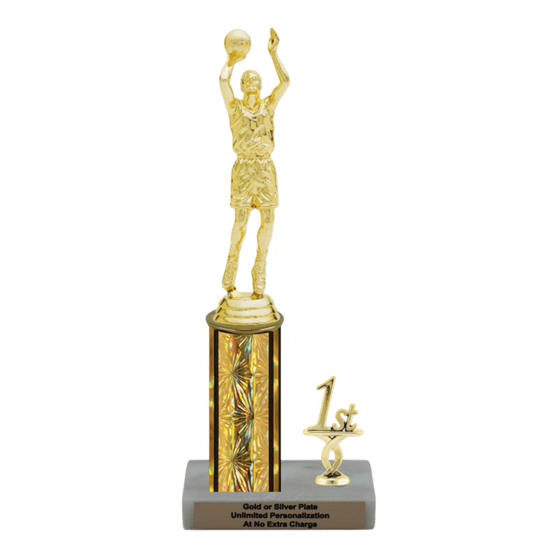 Custom Basketball Trophy - Type L Series 3505 - Anderson Trophy Co.