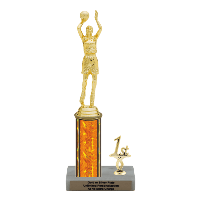 Custom Basketball Trophy - Type L Series 3505 - Anderson Trophy Co.