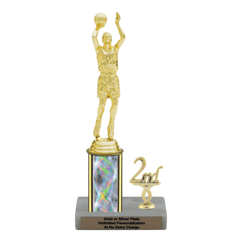 Custom Basketball Trophy - Type L Series 3505 - Anderson Trophy Co.