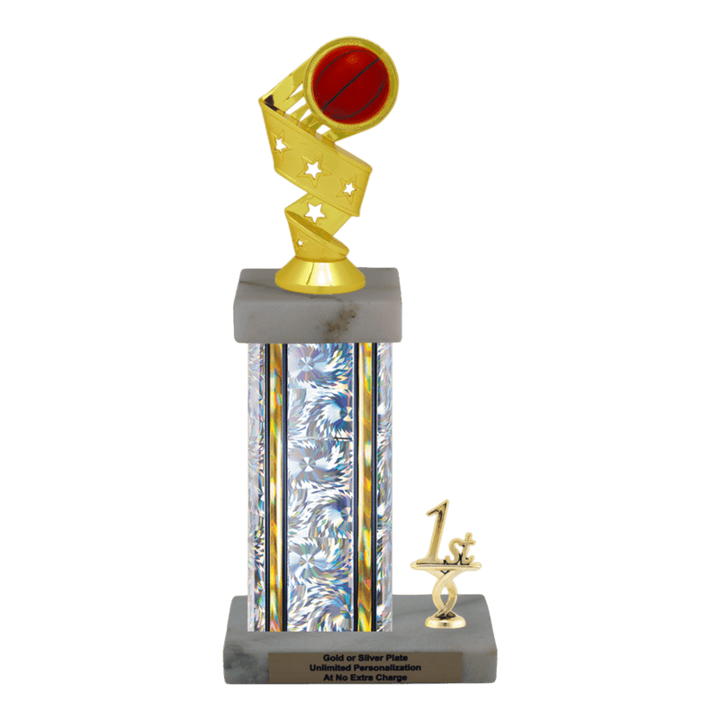 Custom Basketball Trophy - Type N Series 1RP91626 - Anderson Trophy Co.