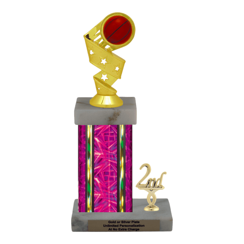 Custom Basketball Trophy - Type N Series 1RP91626 - Anderson Trophy Co.