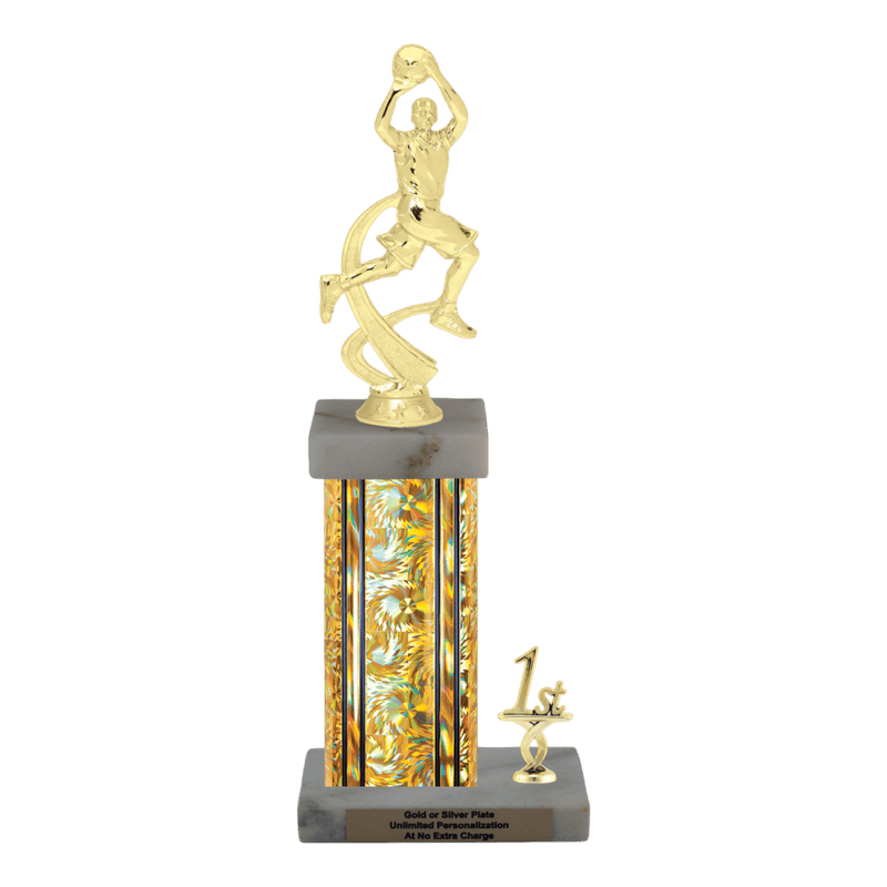 Custom Basketball Trophy - Type N Series 2MF4503 - Anderson Trophy Co.