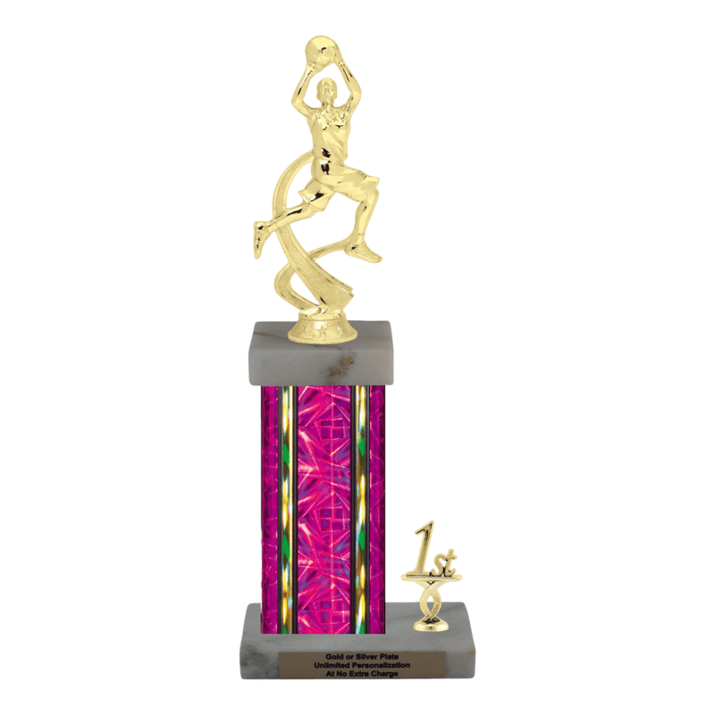 Custom Basketball Trophy - Type N Series 2MF4503 - Anderson Trophy Co.