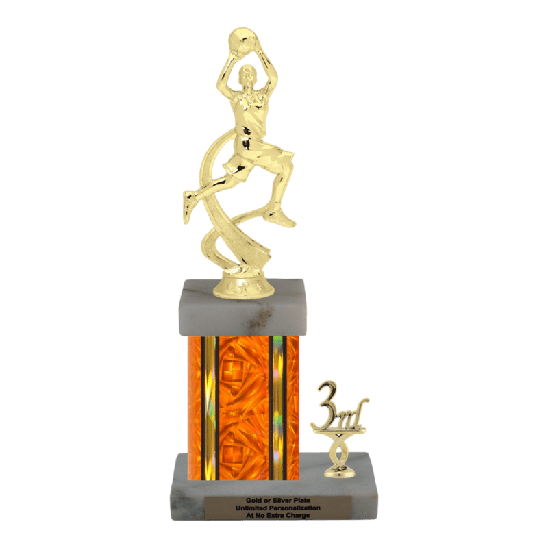 Custom Basketball Trophy - Type N Series 2MF4503 - Anderson Trophy Co.