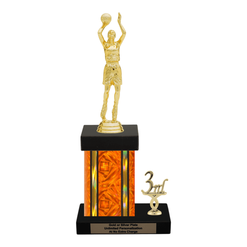 Custom Basketball Trophy - Type N Series 3505 - Anderson Trophy Co.