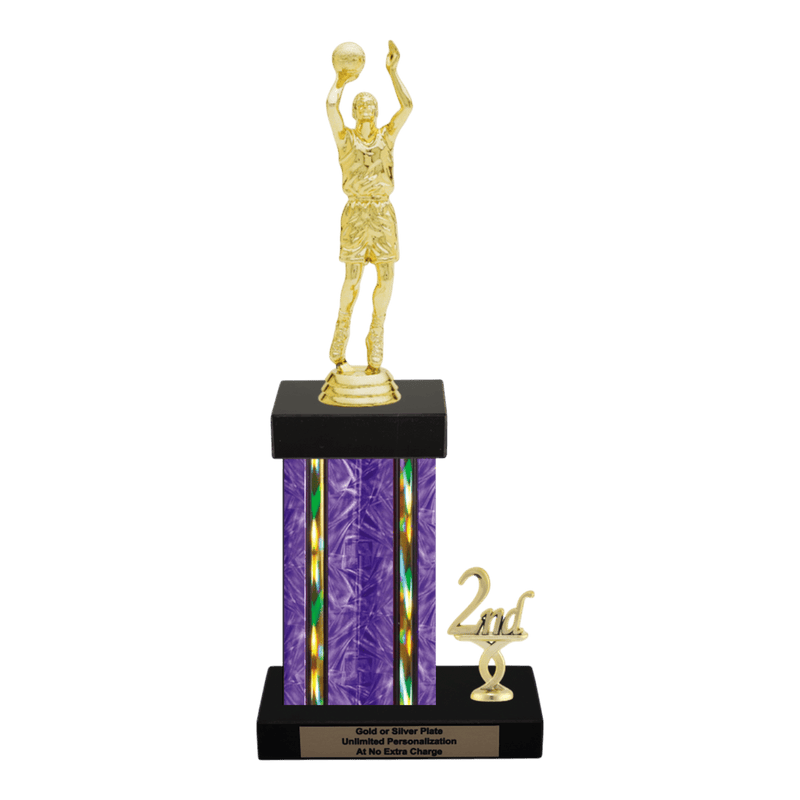 Custom Basketball Trophy - Type N Series 3505 - Anderson Trophy Co.