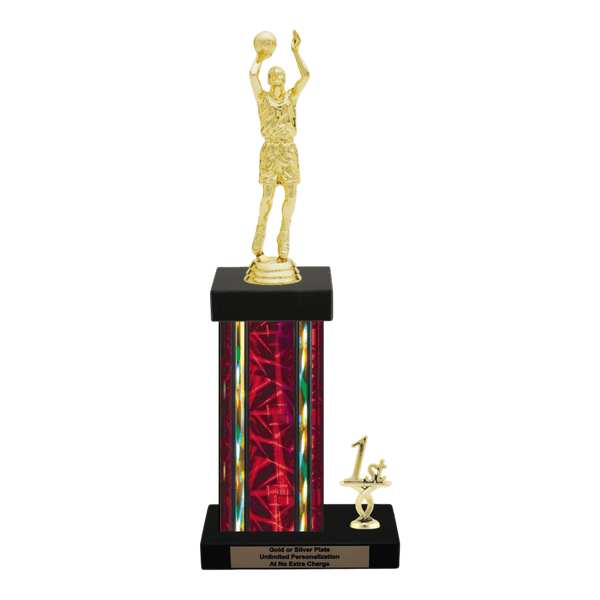 Custom Basketball Trophy - Type N Series 3505 - Anderson Trophy Co.