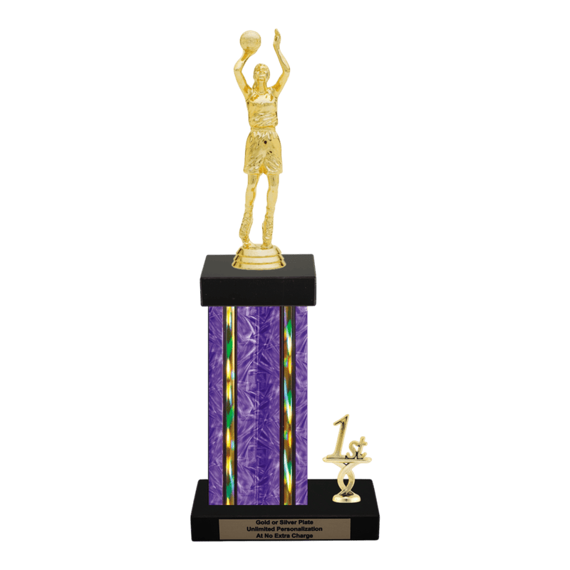 Custom Basketball Trophy - Type N Series 3505 - Anderson Trophy Co.