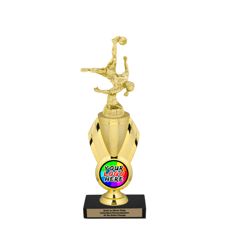 Custom Bicycle Kick Soccer Trophy - Type B Series 35017/342655 - Anderson Trophy Co.