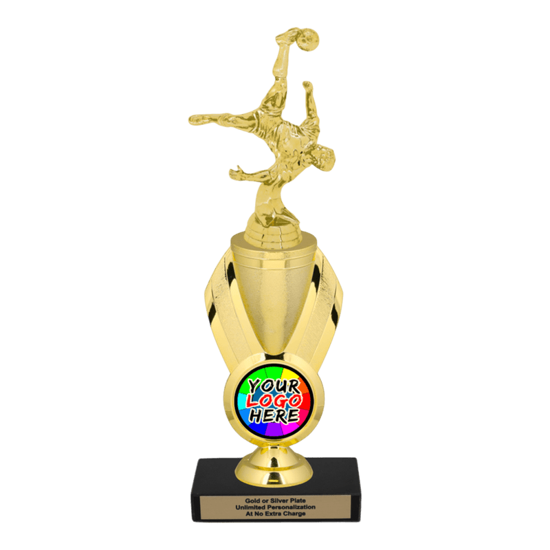 Custom Bicycle Kick Soccer Trophy - Type B Series 35017/342655 - Anderson Trophy Co.