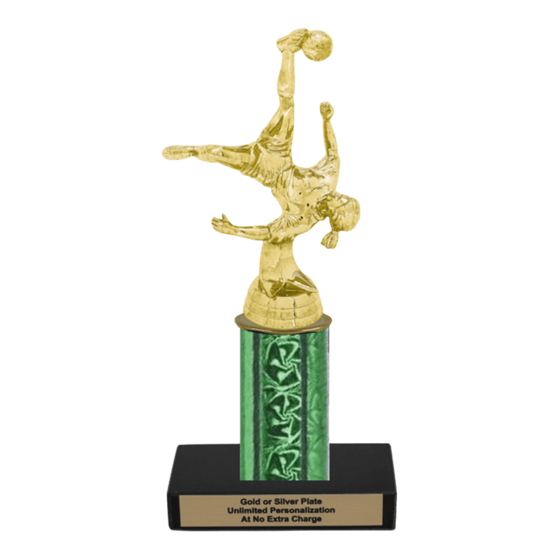 Custom Bicycle Kick Soccer Trophy - Type C Series 35017 - Anderson Trophy Co.