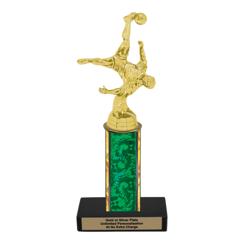 Custom Bicycle Kick Soccer Trophy - Type C Series 35017 - Anderson Trophy Co.