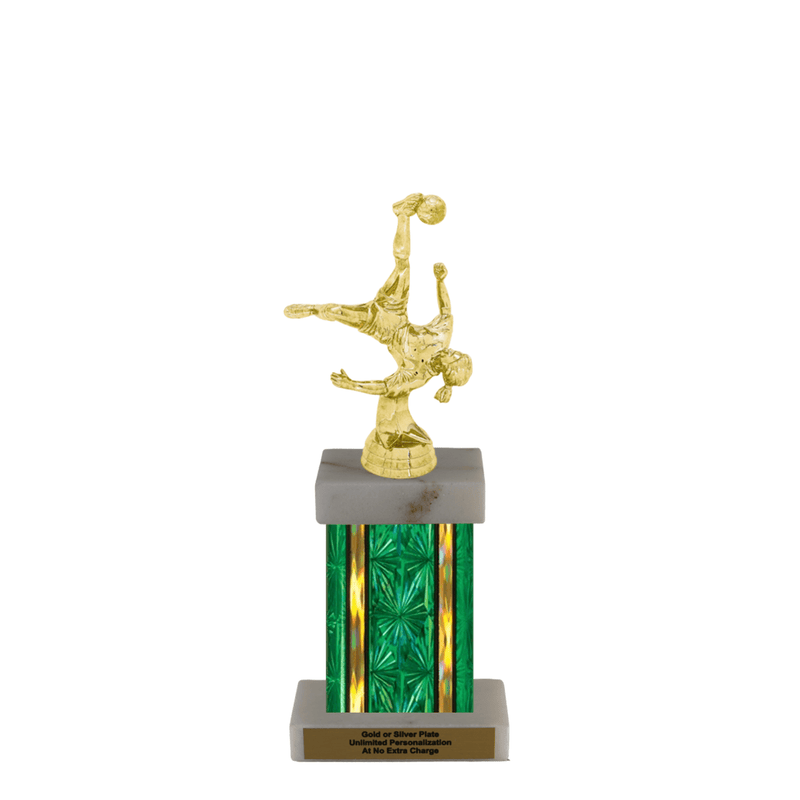 Custom Bicycle Kick Soccer Trophy - Type F Series 35017 - Anderson Trophy Co.