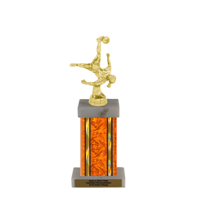 Custom Bicycle Kick Soccer Trophy - Type F Series 35017 - Anderson Trophy Co.