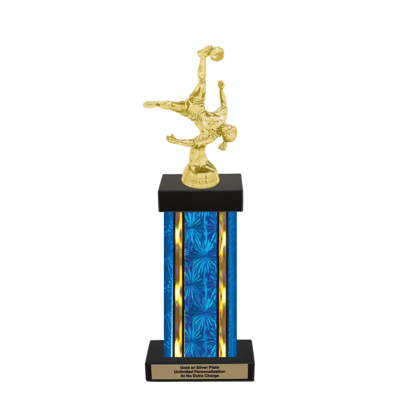 Custom Bicycle Kick Soccer Trophy - Type F Series 35017 - Anderson Trophy Co.