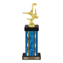 Custom Bicycle Kick Soccer Trophy - Type F Series 35017 - Anderson Trophy Co.
