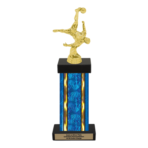 Custom Bicycle Kick Soccer Trophy - Type F Series 35017 - Anderson Trophy Co.