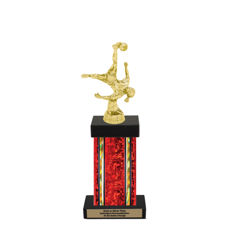 Custom Bicycle Kick Soccer Trophy - Type F Series 35017 - Anderson Trophy Co.