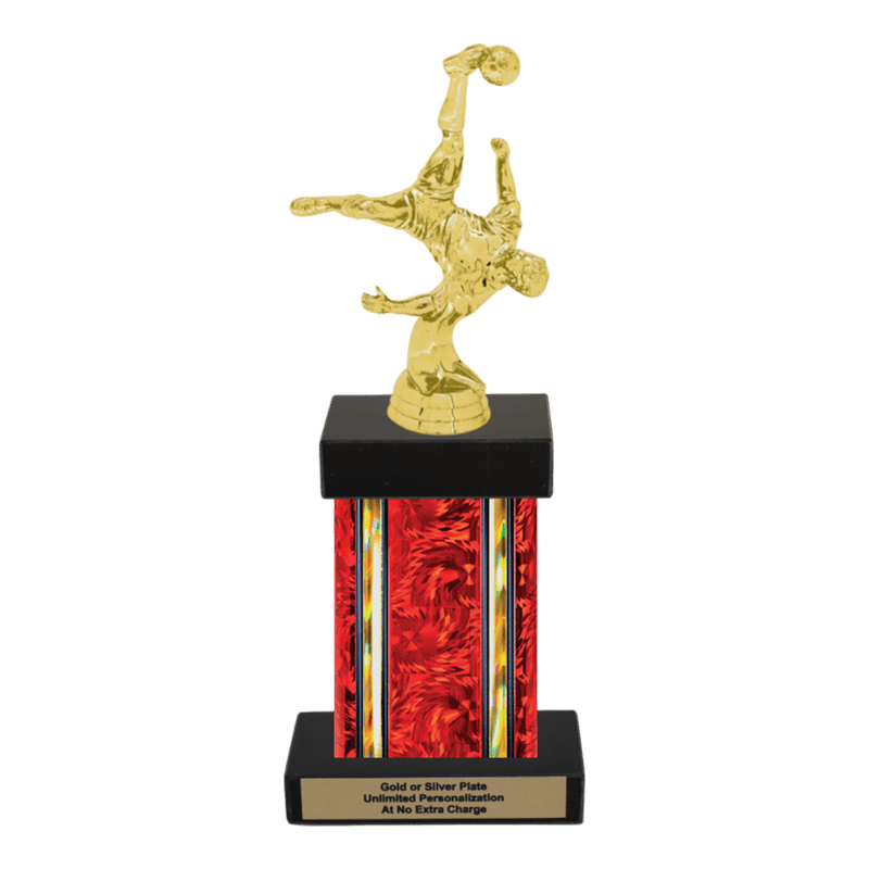 Custom Bicycle Kick Soccer Trophy - Type F Series 35017 - Anderson Trophy Co.