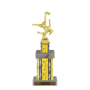 Custom Bicycle Kick Soccer Trophy - Type G Series 35017 - Anderson Trophy Co.
