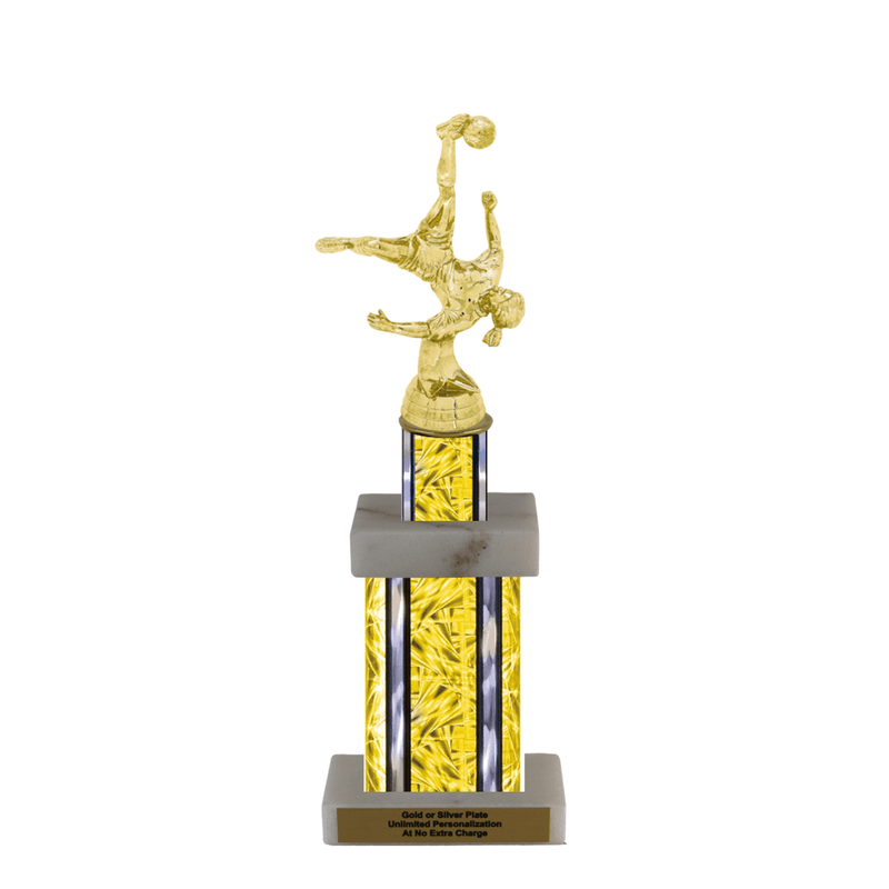 Custom Bicycle Kick Soccer Trophy - Type G Series 35017 - Anderson Trophy Co.