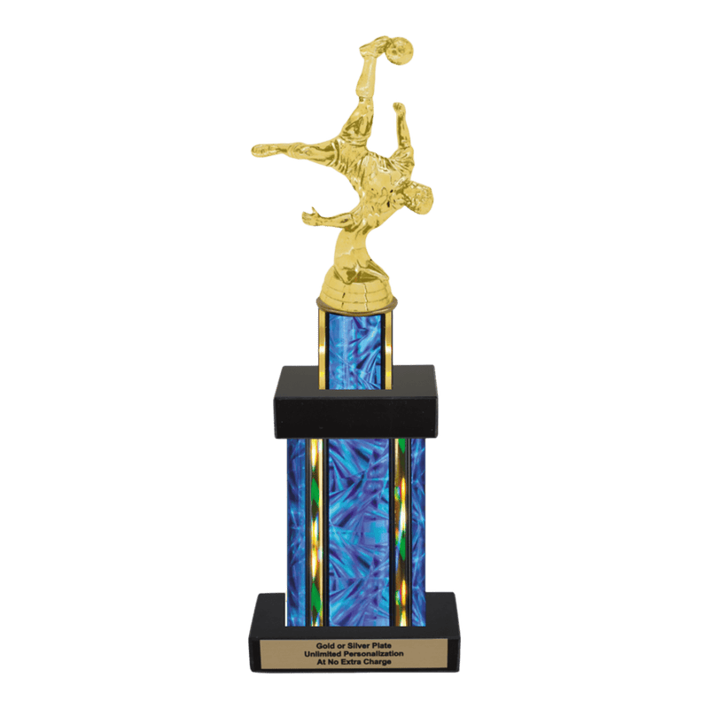 Custom Bicycle Kick Soccer Trophy - Type G Series 35017 - Anderson Trophy Co.