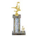 Custom Bicycle Kick Soccer Trophy - Type N Series 35017 - Anderson Trophy Co.