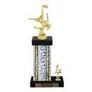 Custom Bicycle Kick Soccer Trophy - Type N Series 35017 - Anderson Trophy Co.