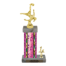 Custom Bicycle Kick Soccer Trophy - Type N Series 35017 - Anderson Trophy Co.