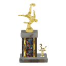 Custom Bicycle Kick Soccer Trophy - Type N Series 35017 - Anderson Trophy Co.