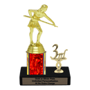 Custom Billiards Trophy - Type L Series 3407 - Anderson Trophy Co.