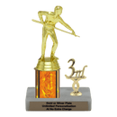 Custom Billiards Trophy - Type L Series 3407 - Anderson Trophy Co.