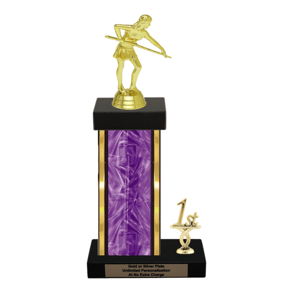 Custom Billiards Trophy - Type N Series 3407 - Anderson Trophy Co.