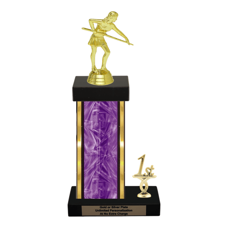 Custom Billiards Trophy - Type N Series 3407 - Anderson Trophy Co.