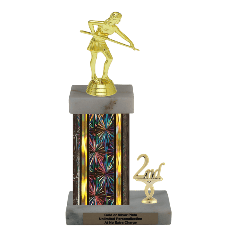 Custom Billiards Trophy - Type N Series 3407 - Anderson Trophy Co.